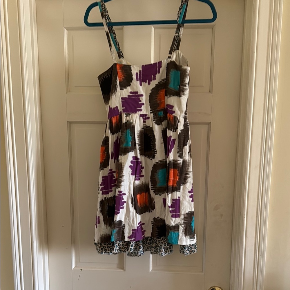 Vibrant Abstract Pattern Dress - image 2